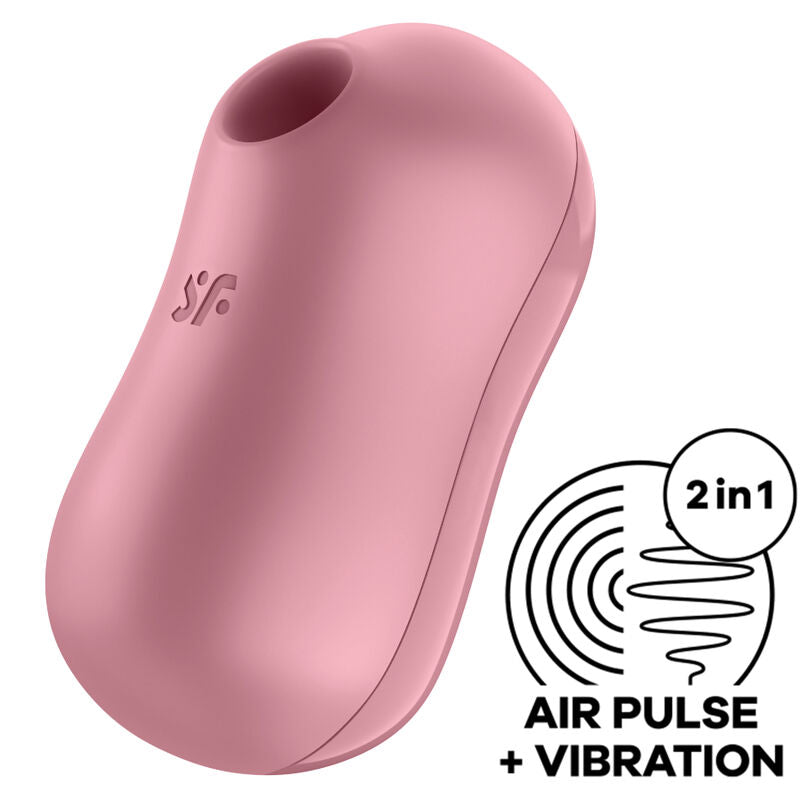 SATISFYER – COTTON CANDY AIR PULSE STIMULATOR & VIBRATOR