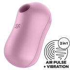 SATISFYER – COTTON CANDY AIR PULSE STIMULATOR & VIBRATOR