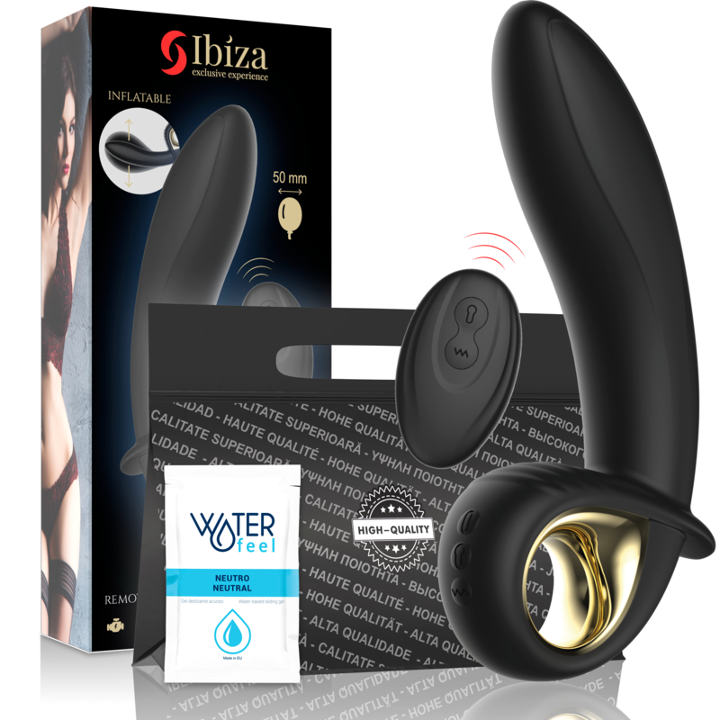 Ibiza – Aufblasbarer Vaginal-Vibrator mit Fernbedienung