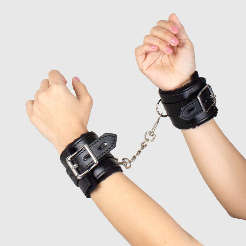 SECRETPLAY – Bondage-Handschellen in Schwarz, BDSM-Kollektion