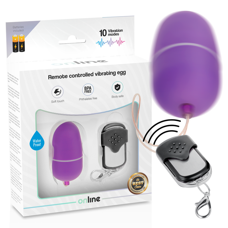 ONLINE – REMOTE CONTROL VIBRATING EGG M