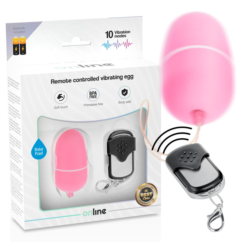 ONLINE – REMOTE CONTROL VIBRATING EGG M