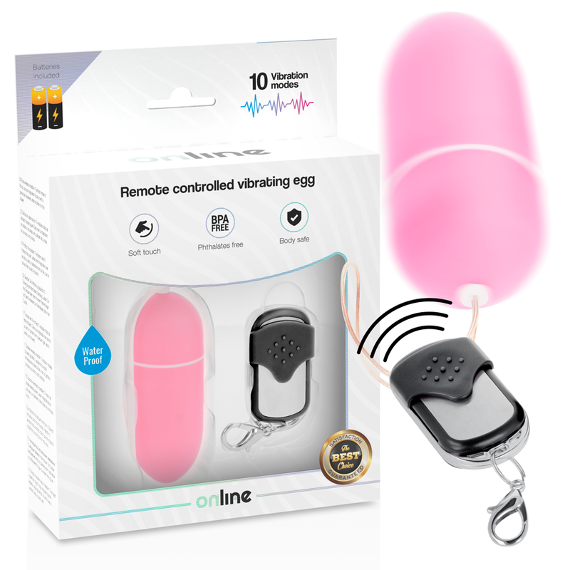 ONLINE – REMOTE CONTROL VIBRATING EGG L