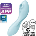 SATISFYER – CURVY TRINITY 5 AIR PULSE STIMULATOR & VIBRATOR APP