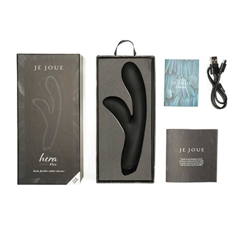 JE JOUE – HERA FLEX RABBIT VIBRATOR – BLACK