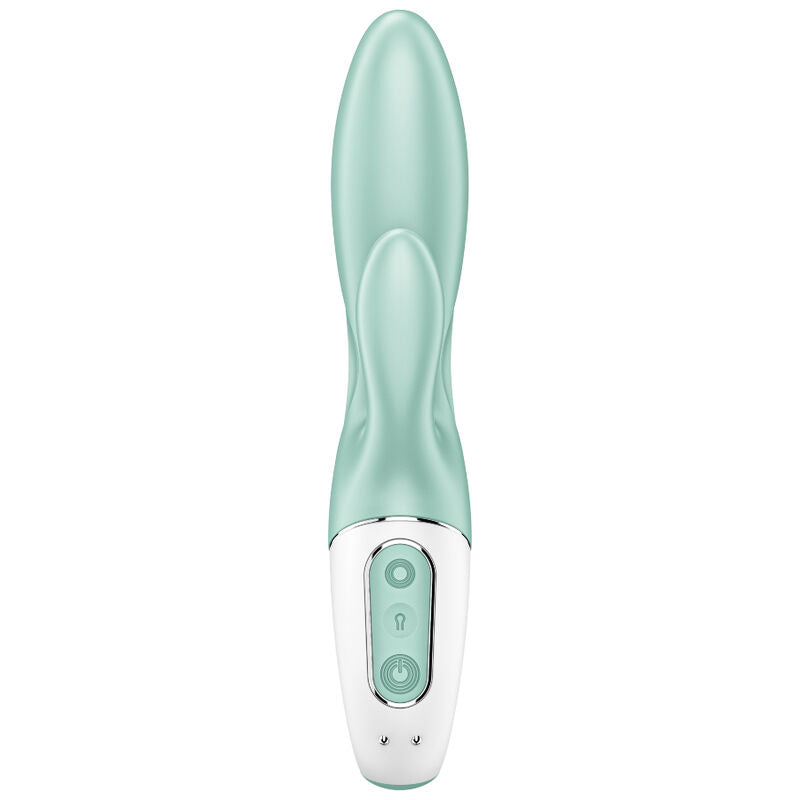 SATISFYER – APP VIBRATORE GONFIABILE CONIGLIO AIR PUMP BUNNY 5+ VERDE