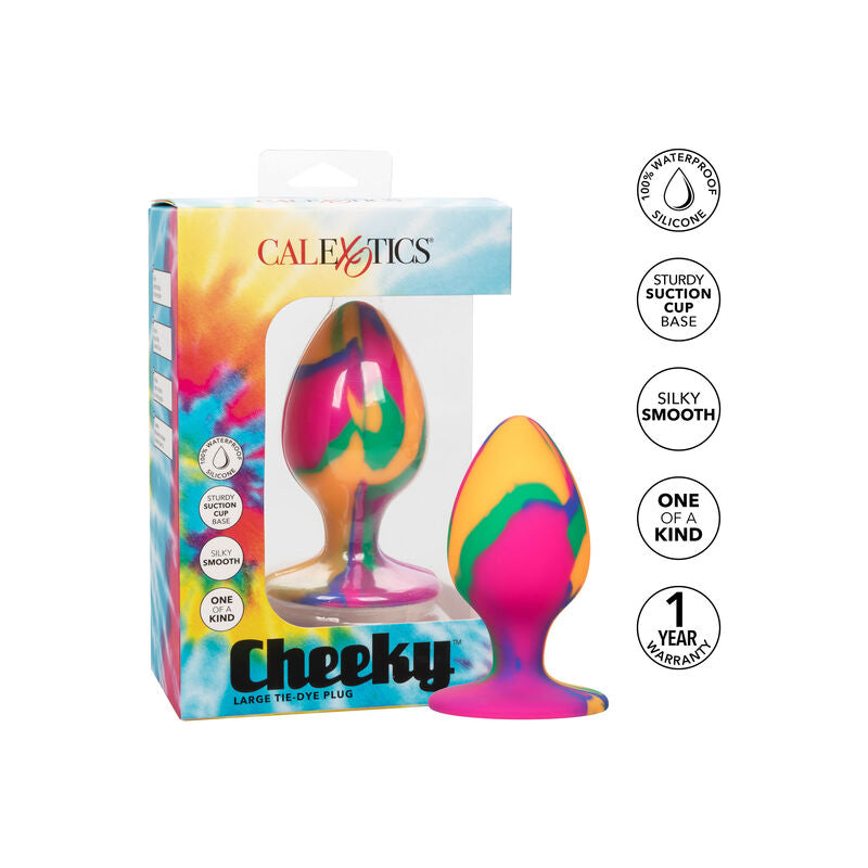 CALEXOTICS – CHEEKY LARGE TIE-DYE PLUG ANAL