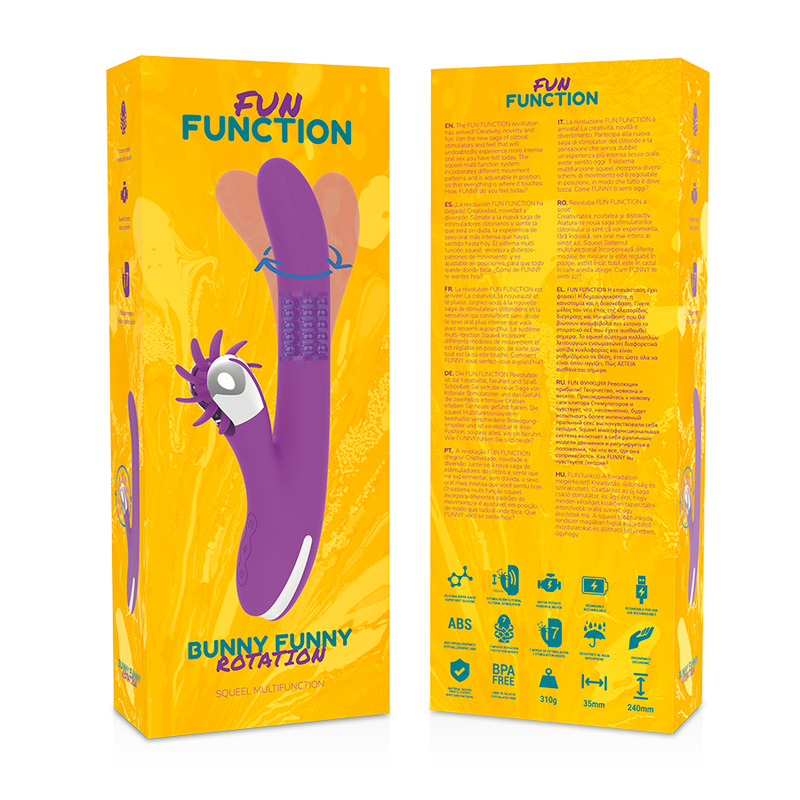 FUN FUNCTION Bunny Funny Rotation 2.0 – Klitoris-Stimulator mit Rotation