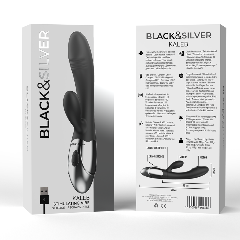 BLACK&SILVER – KALEB STIMULATING VIBE