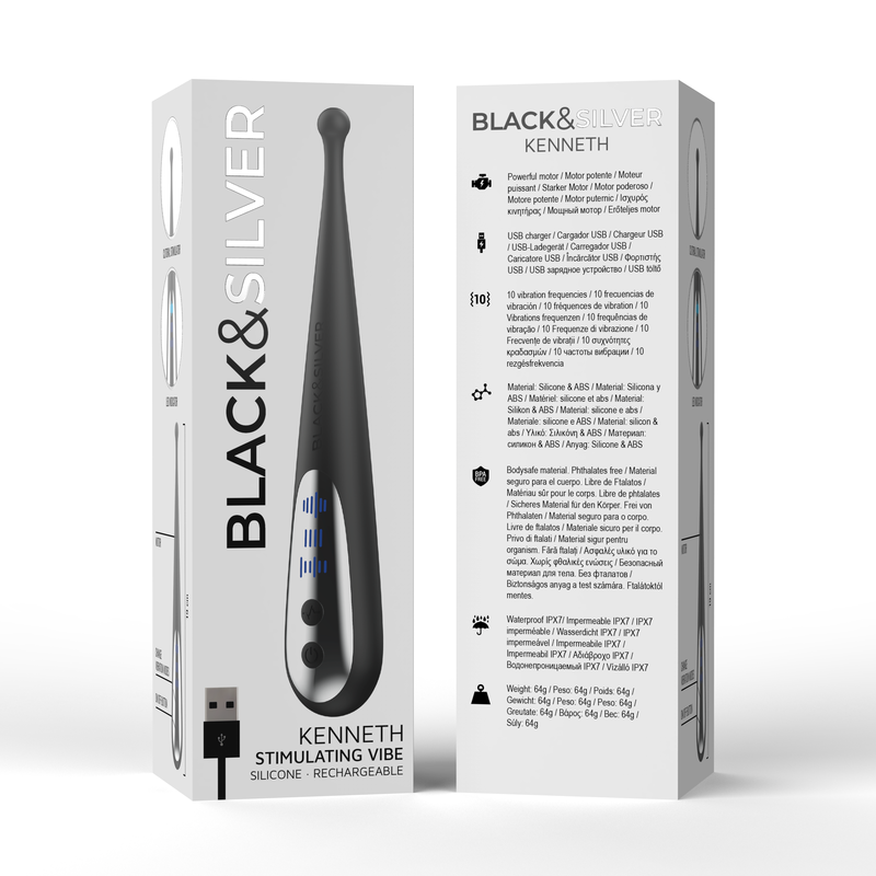 BLACK&SILVER – VIBRA STIMOLANTE KENNETH