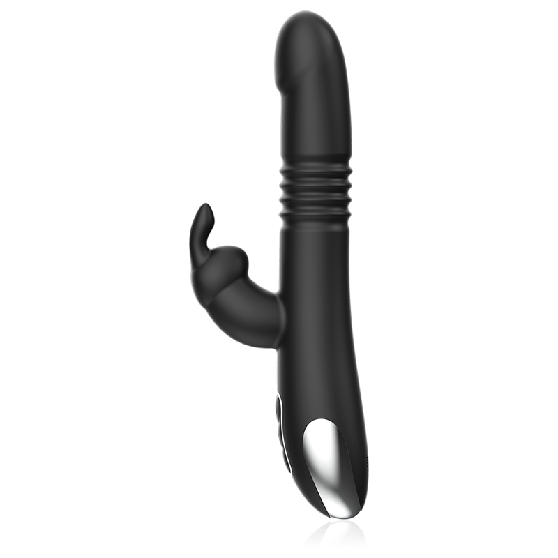 BLACK&SILVER – KENJI UP & DOWN RABBIT VIBRATOR + WATCHME REMOTE CONTROL