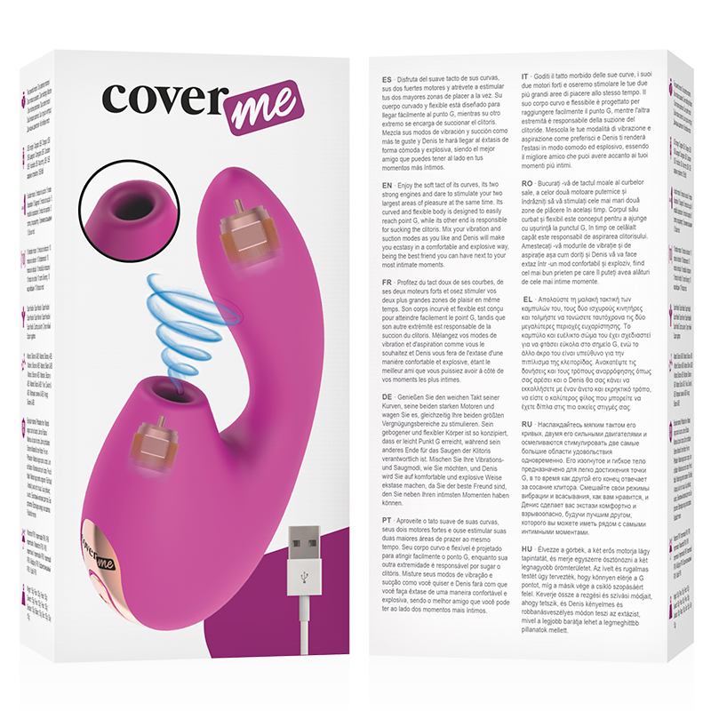 COVERME – Klitoris-Sauger & G-Punkt-Vibrator