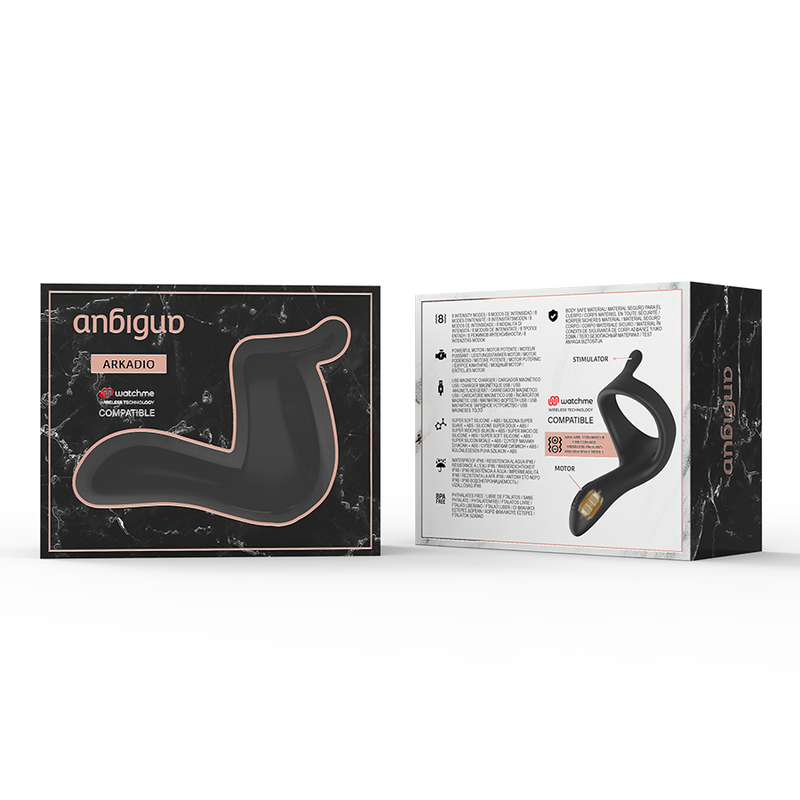 ANBIGUO – ARKADIO STIMULATEUR DU GLAND ET DU PÉRINÉE COMPATIBLE AVEC LA TECHNOLOGIE SANS FIL WATCHME
