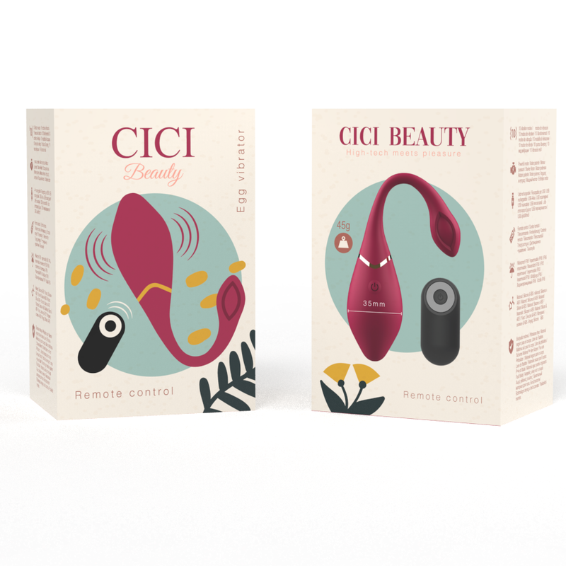 CICI BEAUTY – Premium Silikon Vibro-Ei mit Fernbedienung