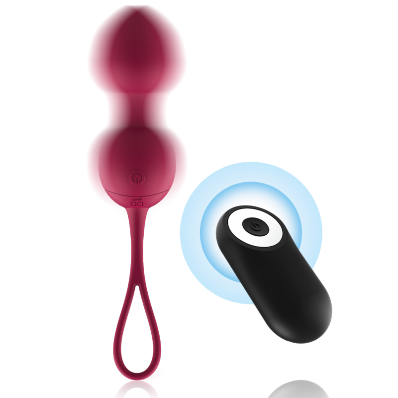 CICI BEAUTY – PREMIUM SILICONE 3 PERLINE VIBRANTI KEGEL TELECOMANDO