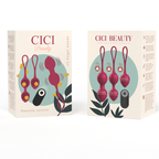 CICI BEAUTY – Premium Silikon 3er-Set vibrierende Kegelkugeln mit Fernbedienung