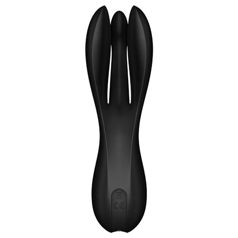 SATISFYER – VIBRATEUR THREESOME 2 NOIR