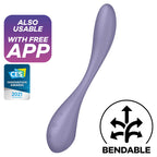 SATISFYER – VIBRATEUR MULTI G-SPOT FLEX 5 LILAS