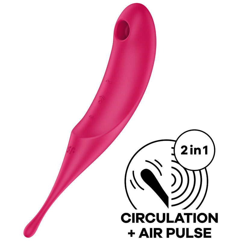 SATISFYER – TWIRLING PRO AIR PULSE STIMULATOR & VIBRATOR