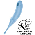 SATISFYER – STIMULATEUR ET VIBRATEUR TWIRLING PRO AIR PULSE