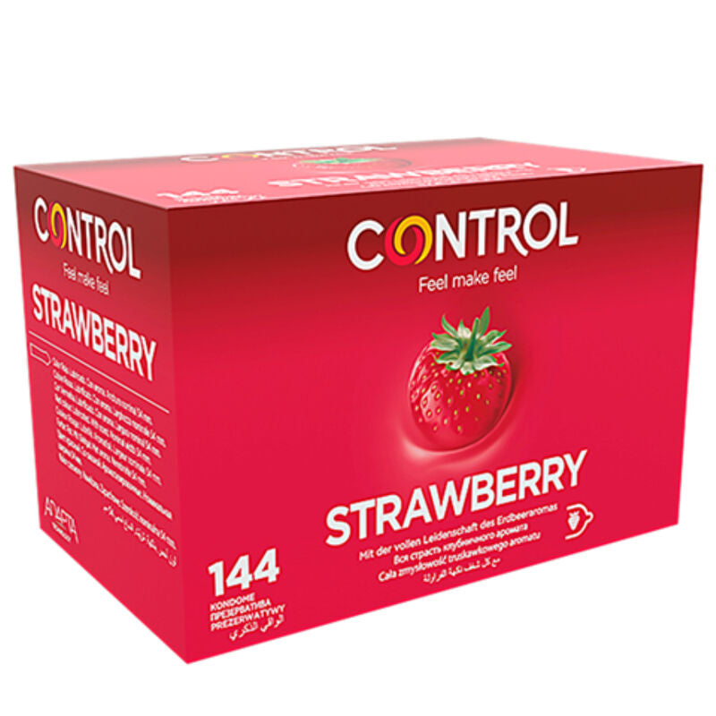 CONTROL – Adapta Erdbeerkondome, 144 Stück