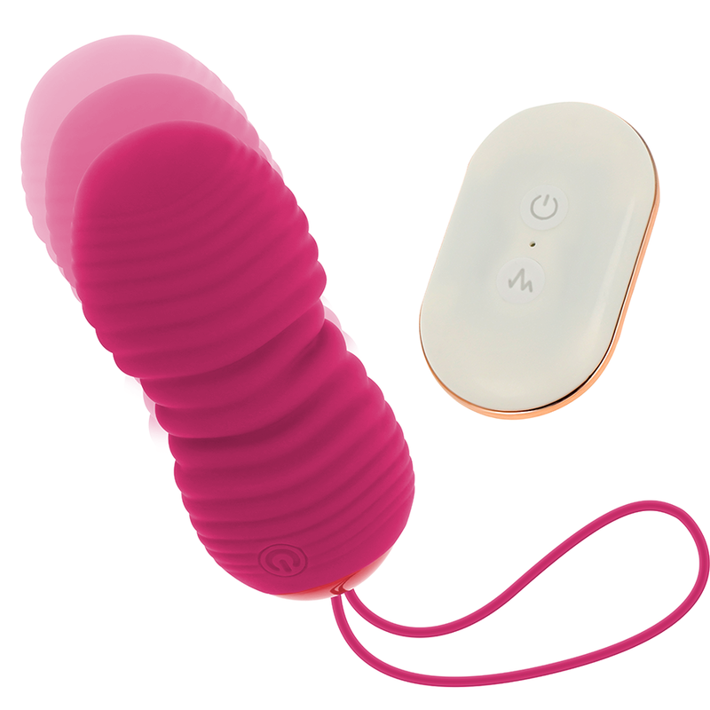 OHMAMA – TÉLÉCOMMANDE EGG 7 MODES HAUT ET BAS ROSE