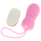 OHMAMA Vibrationsei – Fernbedienung, 7 Modi, Rotation, rosa