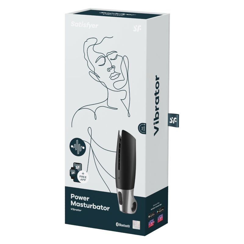 SATISFYER – POWER MASTURBATOR BLACK