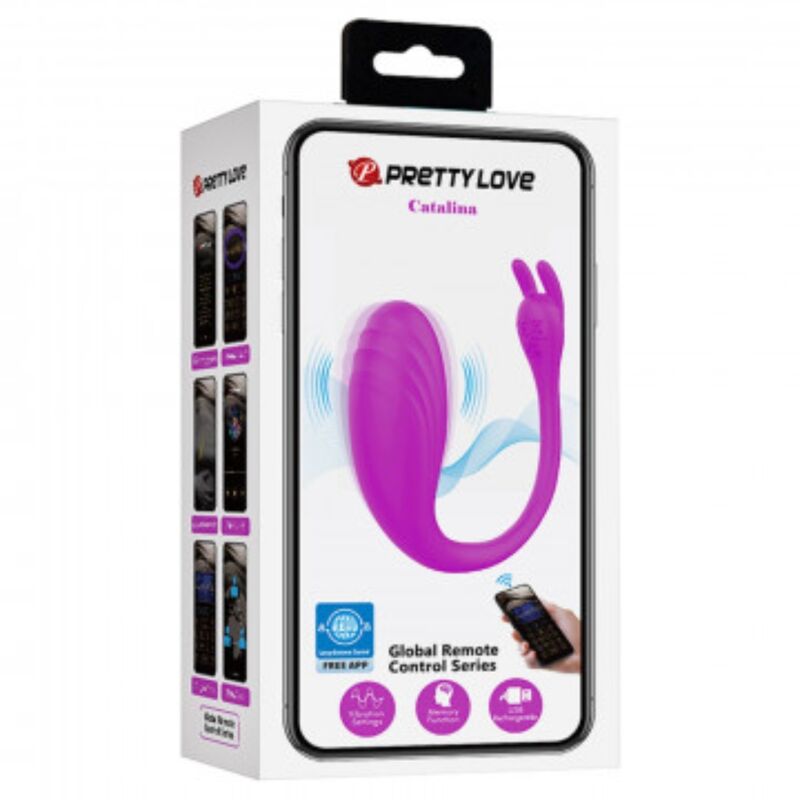 PRETTY LOVE Catalina – App-gesteuerter Massager, flieder