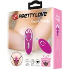 PRETTY LOVE – STIMULATEUR PAPILLON DANCING POUR CULOTTES AVEC TÉLÉCOMMANDE LILAS