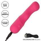 CALEXOTICS Pixies Curvy – Vibrator aus Flüssigsilikon, rosa