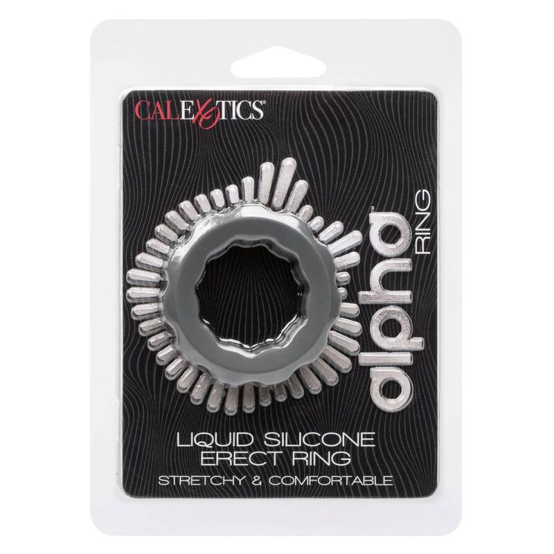 CALEXOTICS – BAGUE ALPHA ERECT GRIS
