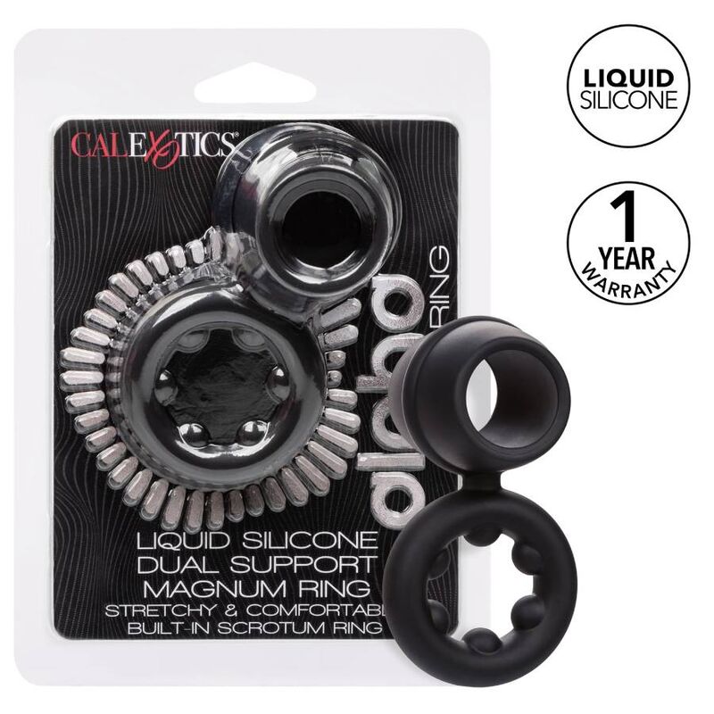 CALEXOTICS – ANELLO ALPHA DUAL MAGNUM NERO