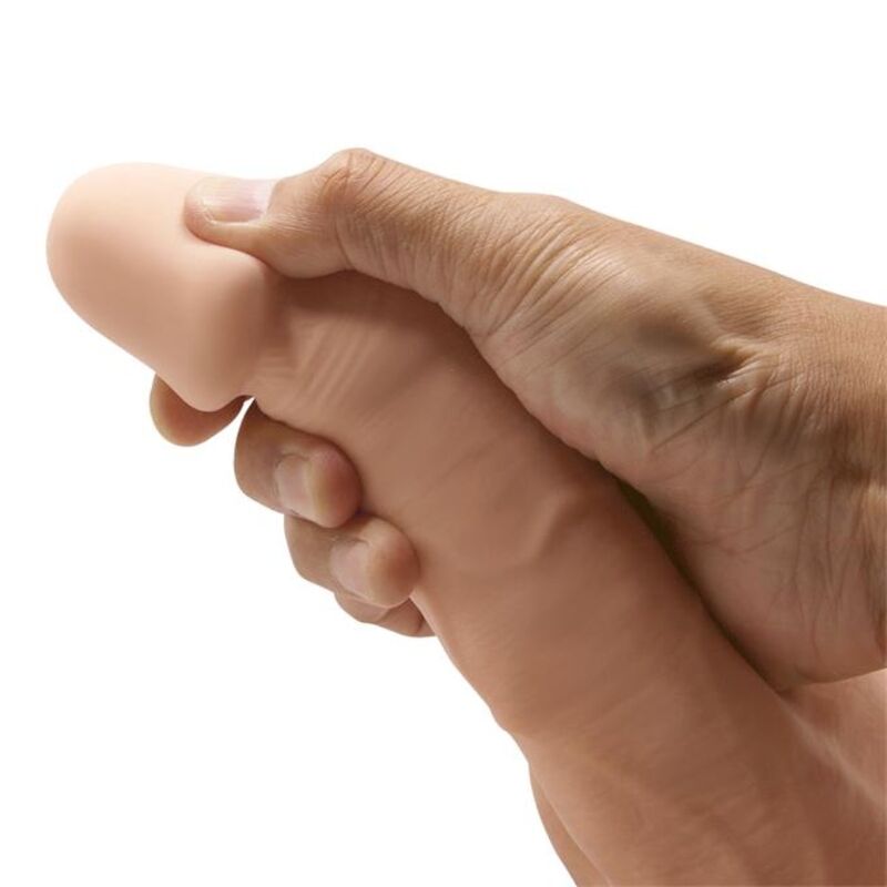 BAILE Bahamut – Flexibler realistischer Dildo, 21,8 cm, natürliche Farbe