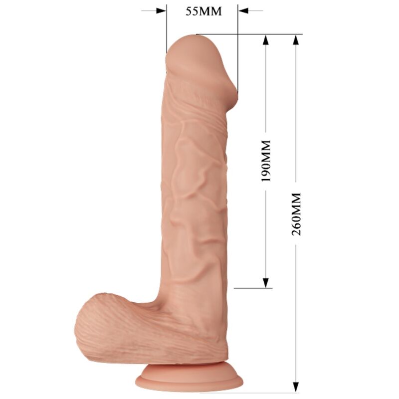 BAILE Schöne Begegnung Berqrisi – Vibrierender Dildo, 26 cm
