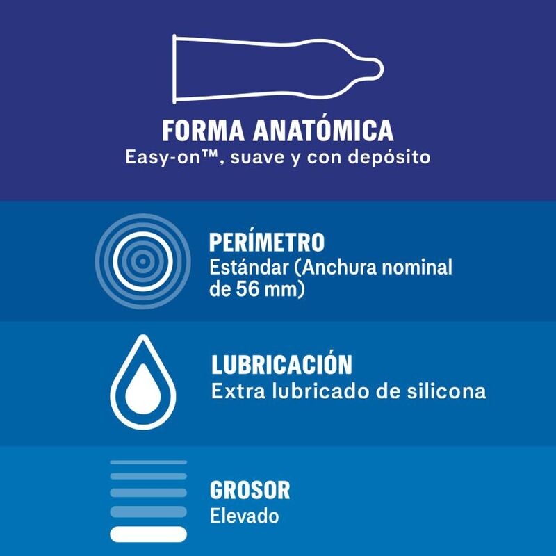 DUREX – Extra seguro 12 unità