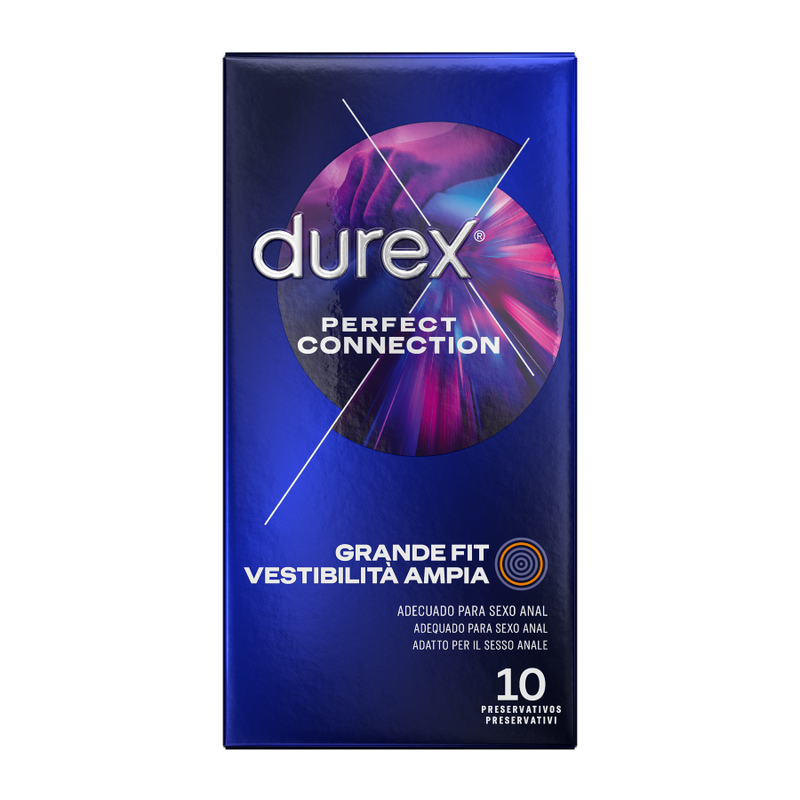 DUREX – CONNESSIONE PERFETTA SILICONE EXTRA LUBRIFICAZIONE 10 UNITÀ