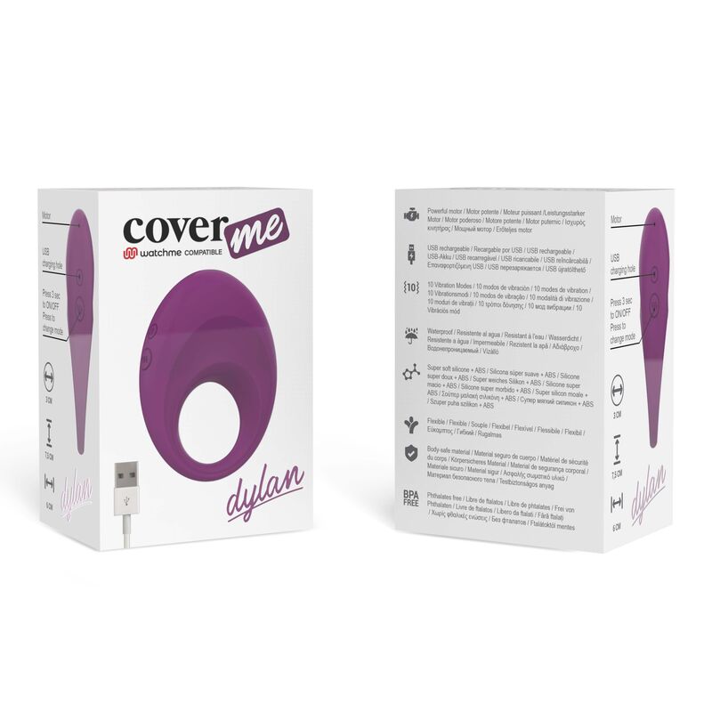 COVERME Dylan – Anneau rechargeable + télécommande watchme