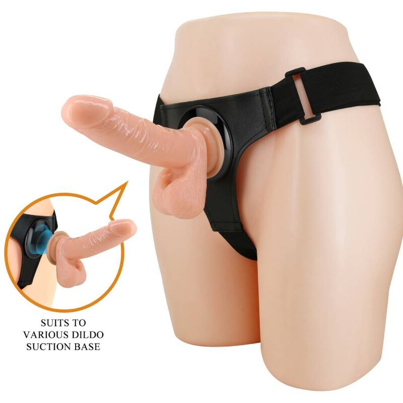 PRETTY LOVE Tom – Universal-Harness-Hose mit Dildo, 20 cm, Natur