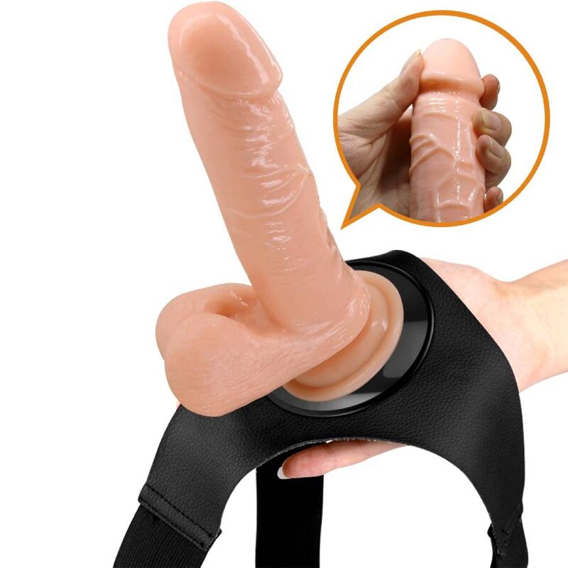 PRETTY LOVE Tom – Universal-Harness-Hose mit Dildo, 20 cm, Natur