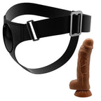 PRETTY LOVE – IMBRAGATURA SLIP UNIVERSALE IMBRAGATURA CON DILDO MICHEAL 20 CM NERO