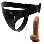 PRETTY LOVE – IMBRAGATURA SLIP UNIVERSALE IMBRAGATURA CON DILDO MICHEAL 20 CM NERO