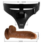 PRETTY LOVE – IMBRAGATURA SLIP UNIVERSALE IMBRAGATURA CON DILDO MICHEAL 20 CM NERO