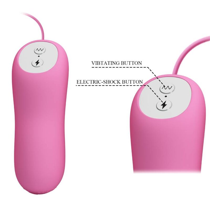 PRETTY LOVE – PINZETTA CON VIBRAZIONE ED ELETTROSHOCK ROSA