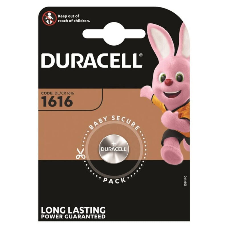 DURACELL – Pile bouton au lithium CR1616, 3V, 1 pièce