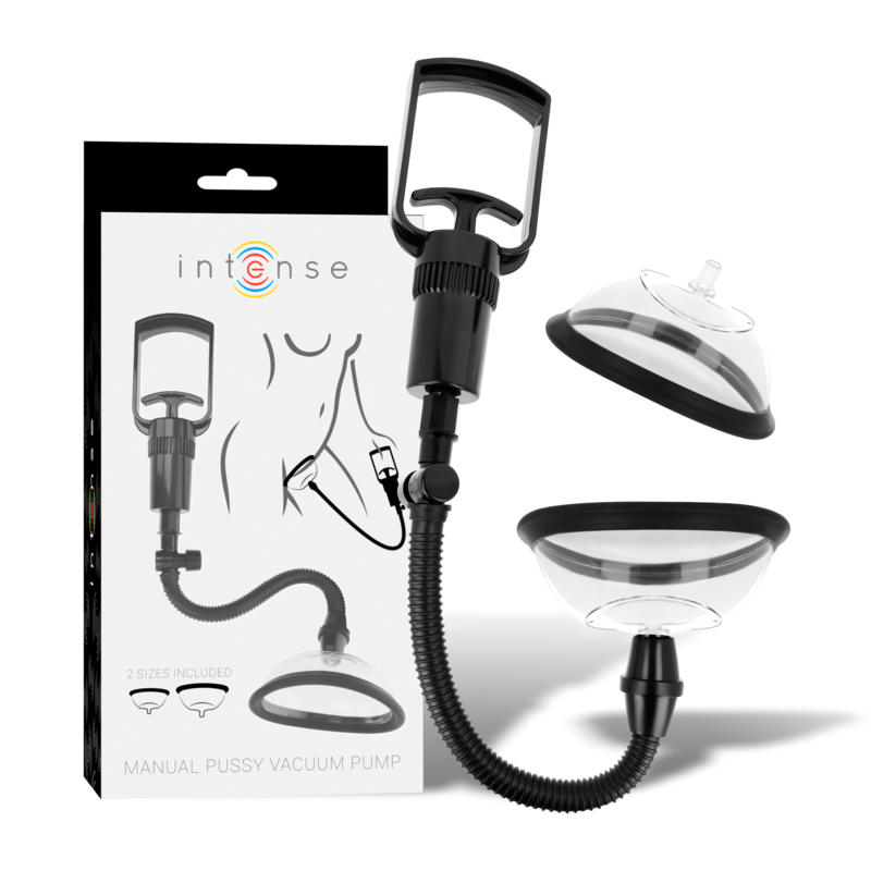 INTENSE – PUMP POMPA MANUALE VAGINALE CON DUE COPPE INTERCAMBIABILI