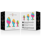 INTENSE – SET DI TAPPI IN SILICONE MULTICOLORE