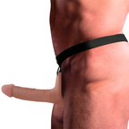 INTENSE – HOLLOW HARNESS WITH SILICONE DILDO 16 X 3.5 CM
