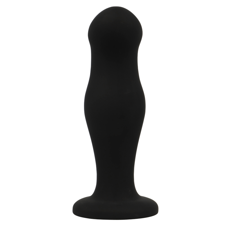 BLACK&SILVER – PLUG ANALE IN SILICONE NERO