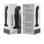 BLACK&SILVER – PLUG ANALE IN SILICONE NERO